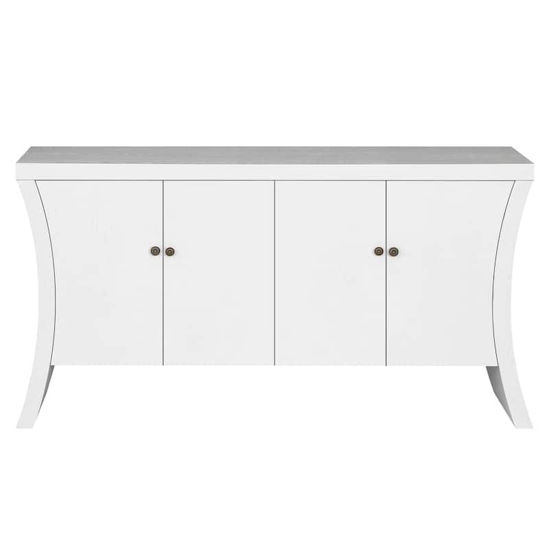 4-door Sideboard with sturdy wooden legs