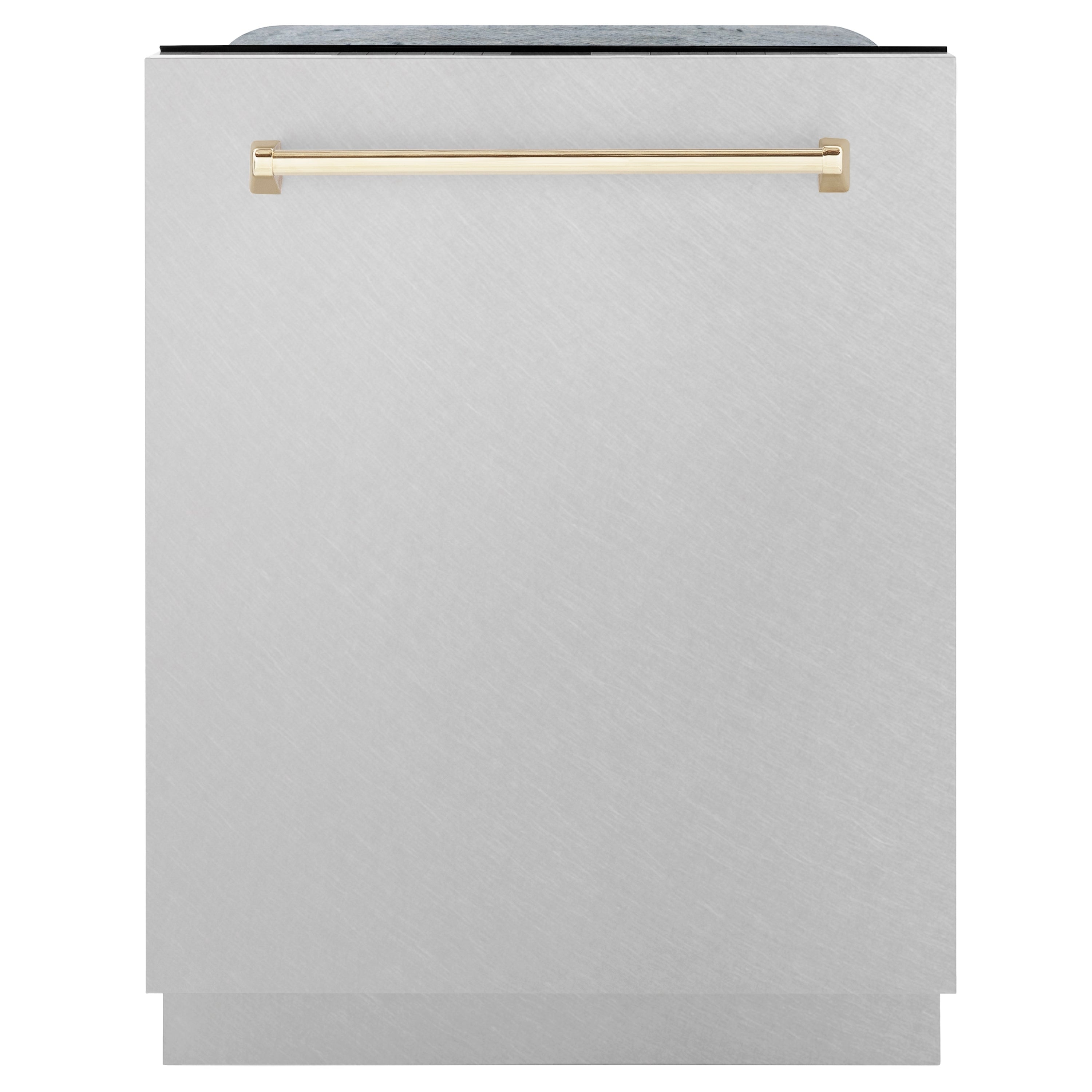 Zline Kitchen and Bath ZLINE Autograph Edition 24" 3rd Rack Top Touch Control Tall Tub Dishwasher in Fingerprint Resistant Stainless Steel, 45dBa