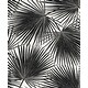 preview thumbnail 1 of 10, Seabrook Designs Elvis Palms Non-Woven Unpasted Wallpaper 20.9 in. W x 33 ft. L - Inky