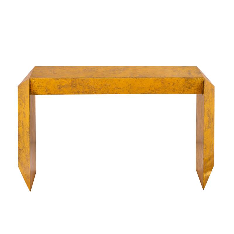 Pasargad Home Katya Antique Finish Iron Console Table - W12"XL41.75"XH30"