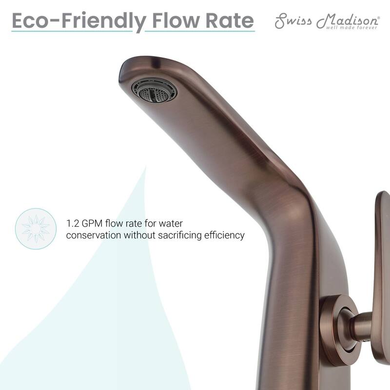 Chateau Single Hole Single-Handle High Arc Bathroom Faucet