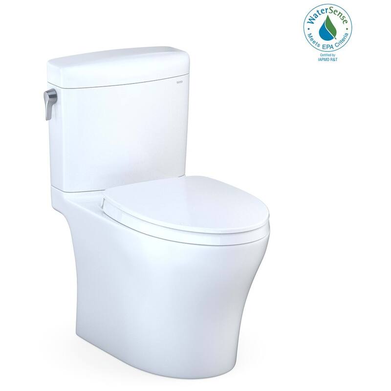 Toto MS436124CEMFGN#01 Aquia IV 0.9 / 1.28 GPF Dual Flush Two Piece Elongated Chair Height Toilet