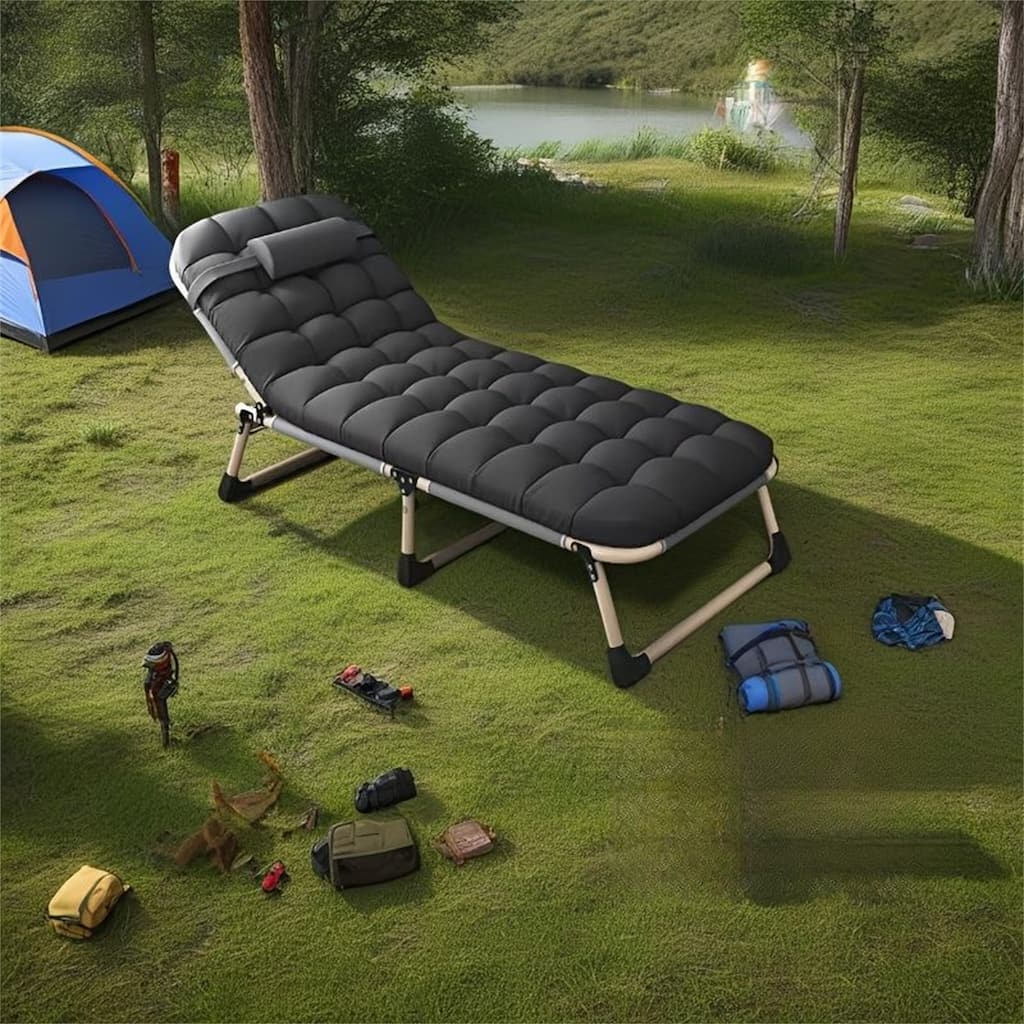 Upholstered Sofa Bed with Pillows, Convertible Single Guest Bed