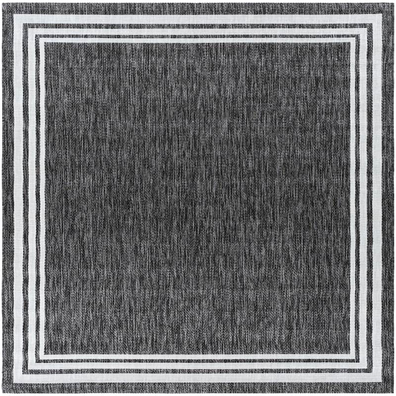 Livabliss Jeremie Indoor/ Outdoor Border Area Rug
