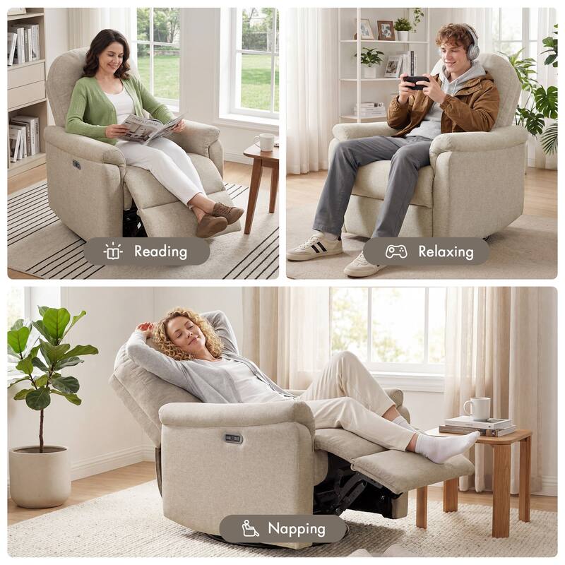 Madison Park Elio 3 in 1 Power Recliner