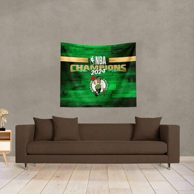 NBA Boston Celtics Hardwood Wall Hanging - 34" x 40"
