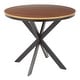preview thumbnail 3 of 19, Carbon Loft Torkia X-pedestal Industrial Wood and Metal Dinette Table - N/A