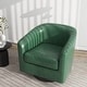 preview thumbnail 169 of 186, Modern Upholstered Barrel Chair Swivel Accent Chair for Living Room