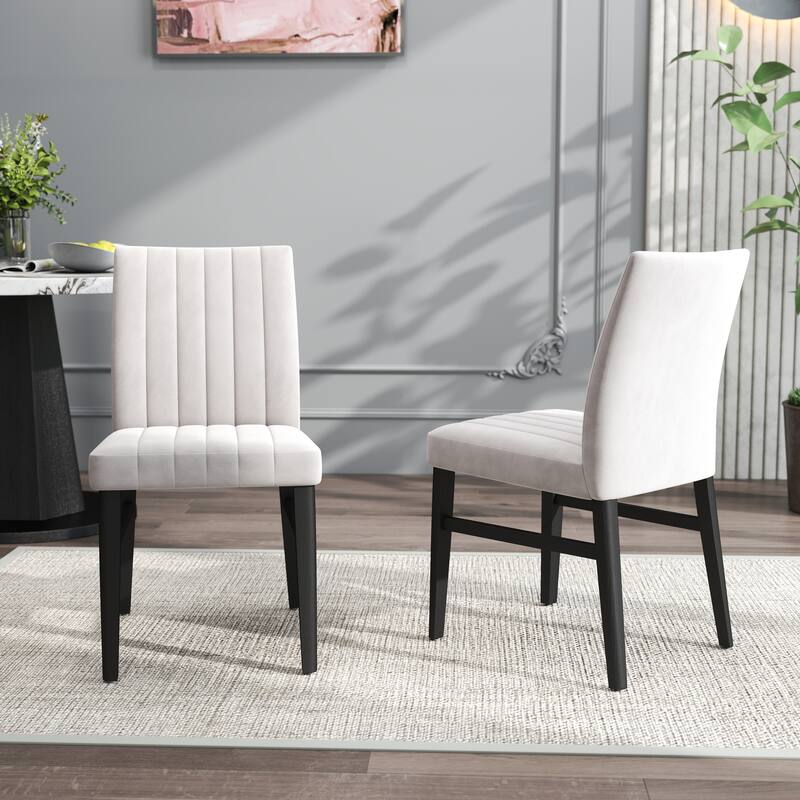 Roundhill Furniture Cavira 5-Piece Round Modern Dining Set