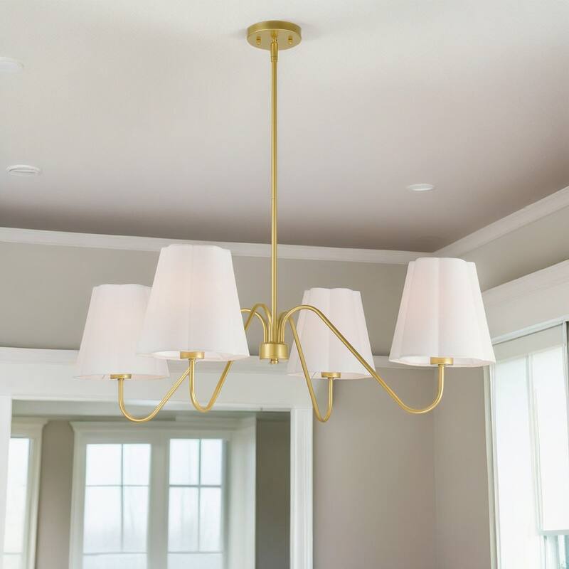 Acroma 4 - Light Dimmable Gold Chandelier Classic / Traditional Chandelier