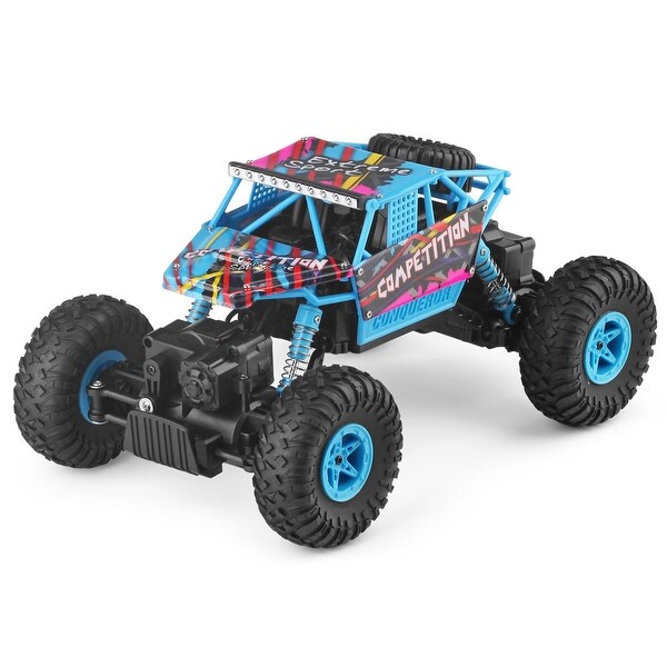 Shop Costway 1:18 2.4G 4WD RC Off-Road Racing Car Radio ...