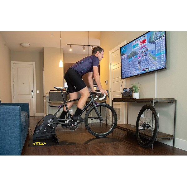 Saris H3 Bike Trainer, Direct Drive Smart Trainer Connected Bundle