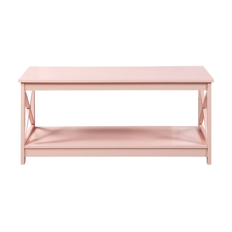 Convenience Concepts Oxford Coffee Table with Shelf