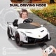 preview thumbnail 4 of 4,  Battery Powered Electric Car for Kids, White