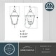 preview thumbnail 3 of 5, VAXCEL Nottingham 26.75 in. H 3-Light Black Transitional Outdoor Wall Sconce, Steel, Clear Glass Shade, LED Compatible