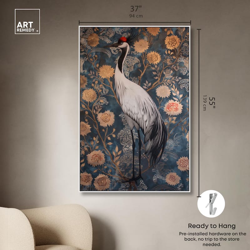 Botanical Bird II Canvas by Art Remedy