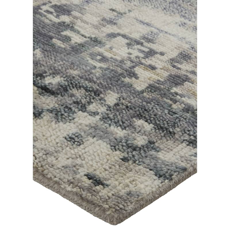 Grand Bazaar Scottsdale Hand Knotted Abstract Transitional Area Rug