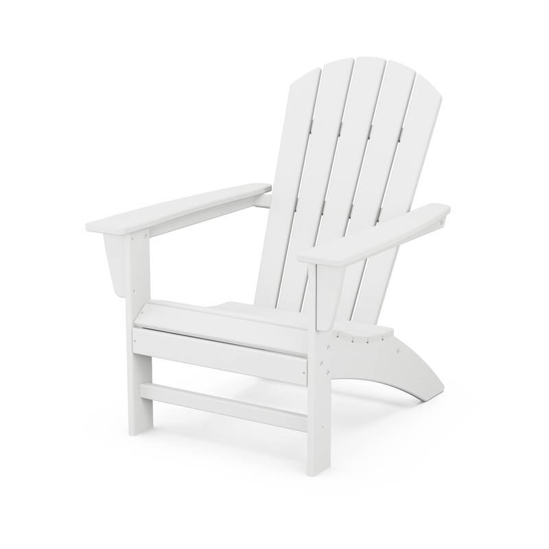 POLYWOOD Nautical Adirondack Polywood Chair - White