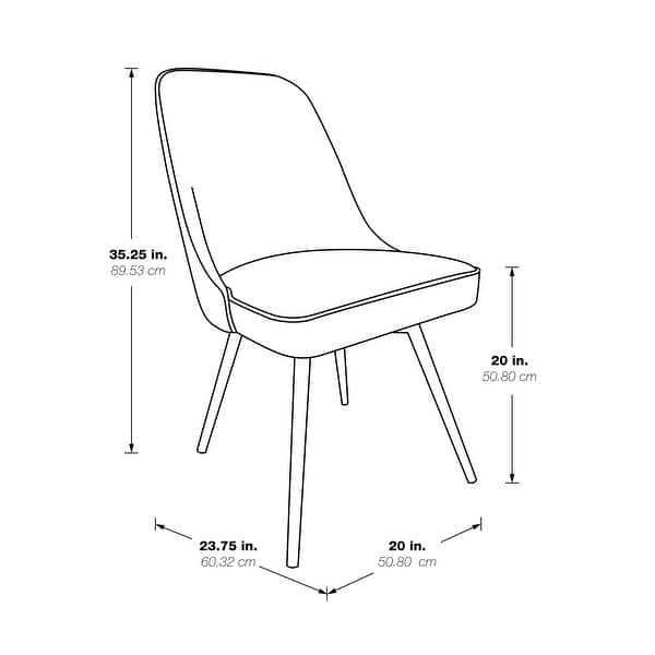 dimension image slide 1 of 2, Martel Swivel Chair