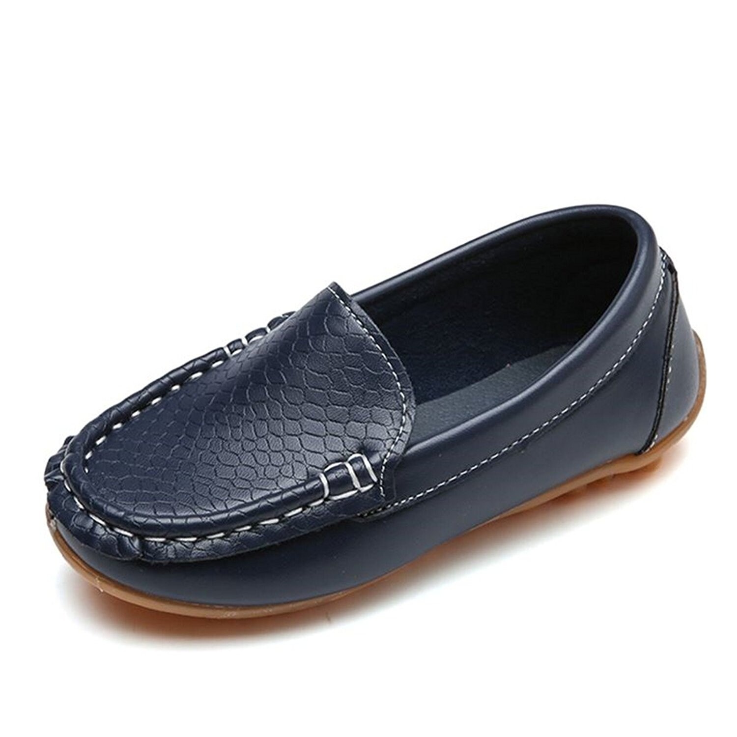 girls leather loafers