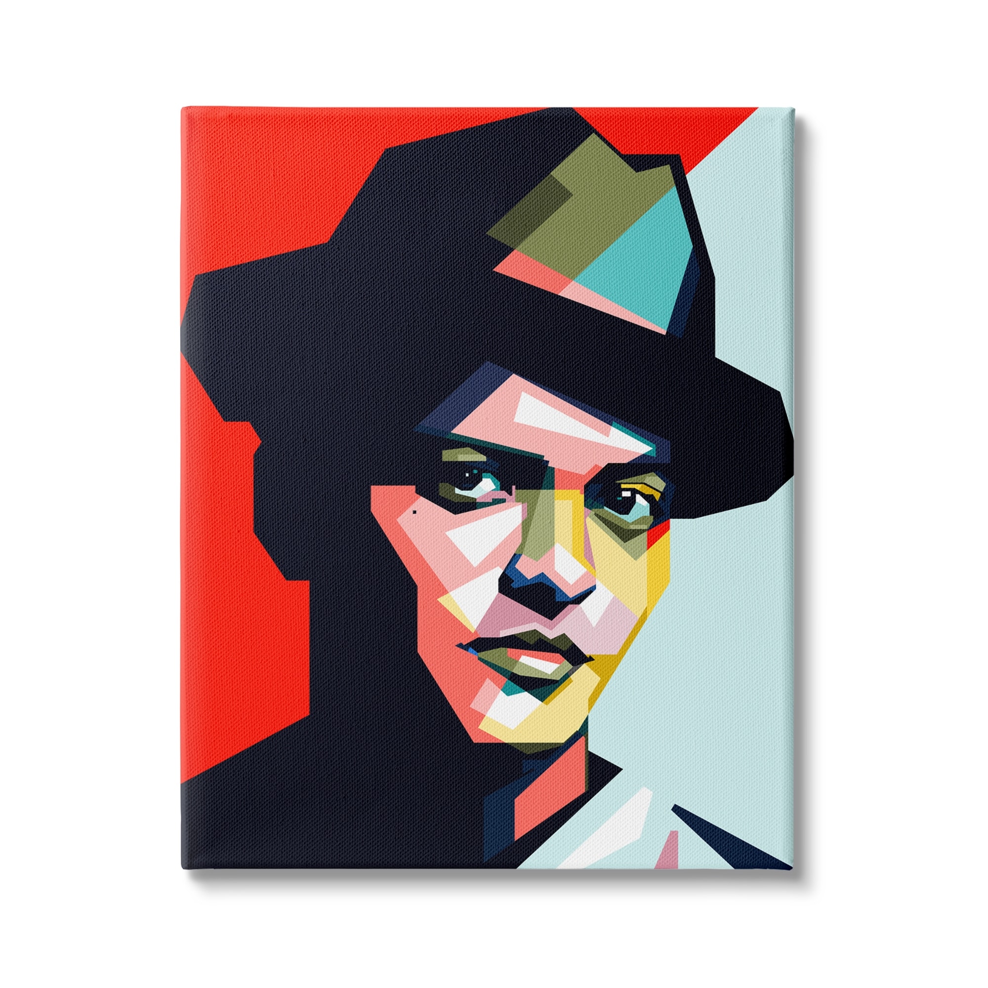 抽象的 brunomars Stupell Bruno Mars Modern Pop Portrait Abstract Geometric Pattern