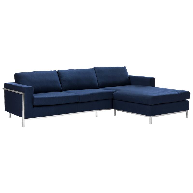 SAFAVIEH Couture Camila Sectional Sofa - 106"W x 37"D x 32"H