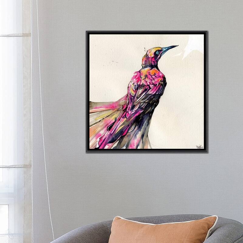 iCanvas "Grackle I" by Swartz Brothers Art Framed