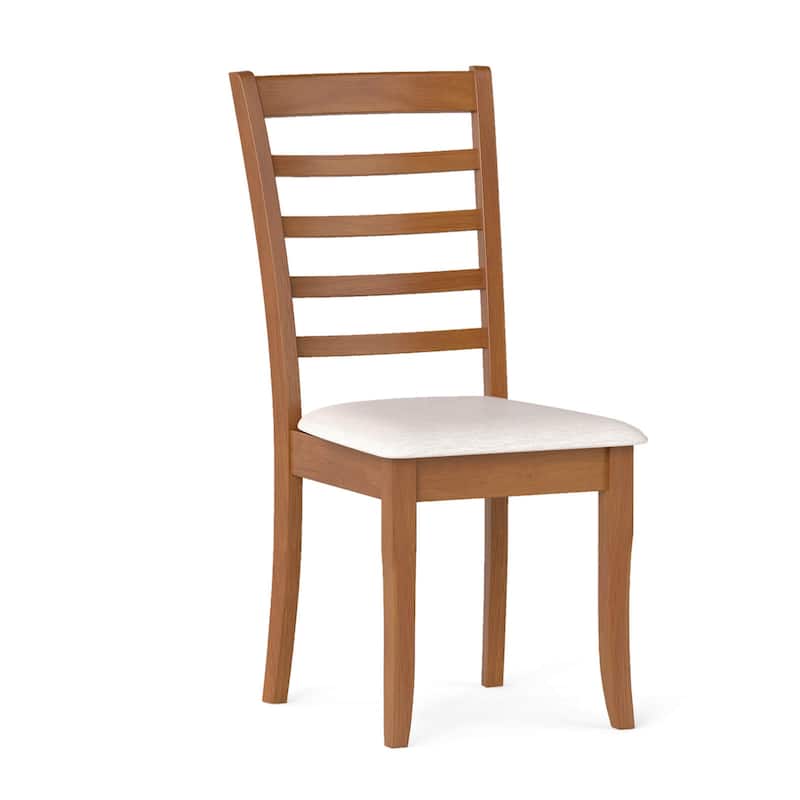 Costway Wooden Dining Chair Set of 2/4 Kitchen Chair with Rubber Wood