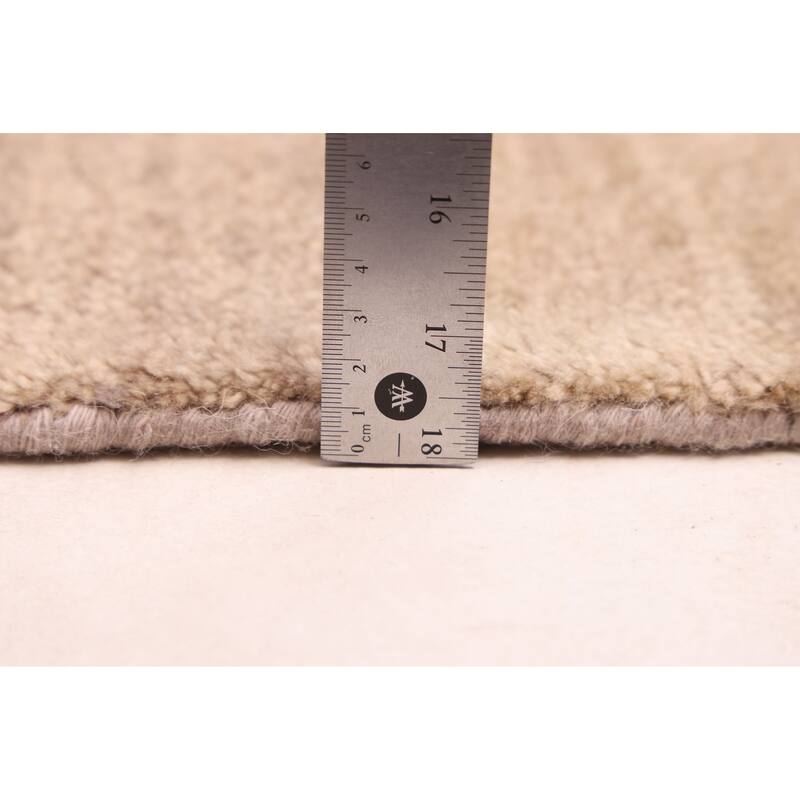 ECARPETGALLERY Hand-knotted Peshawar Ziegler Light Khaki Wool Rug - 4'11 x 7'0