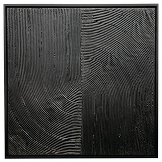 Dela Acrylic Wall Art, Black - Bed Bath & Beyond - 40442275