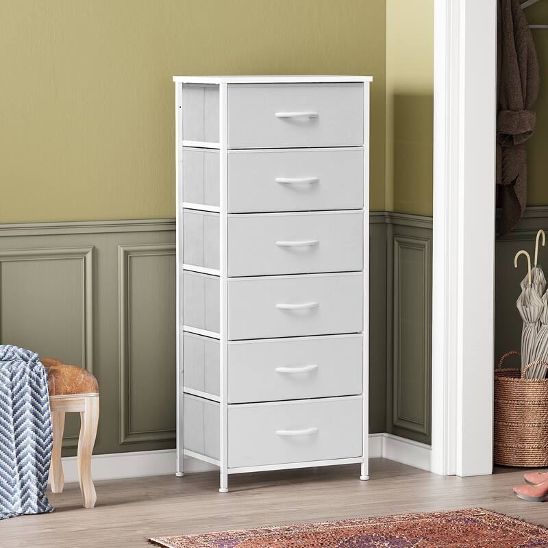 VredHom 6 Drawers Vertical Dresser Storage Tower
