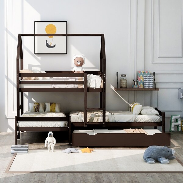 Triple Bed Twin over Twin over Twin Triple Bed Bunk bed with