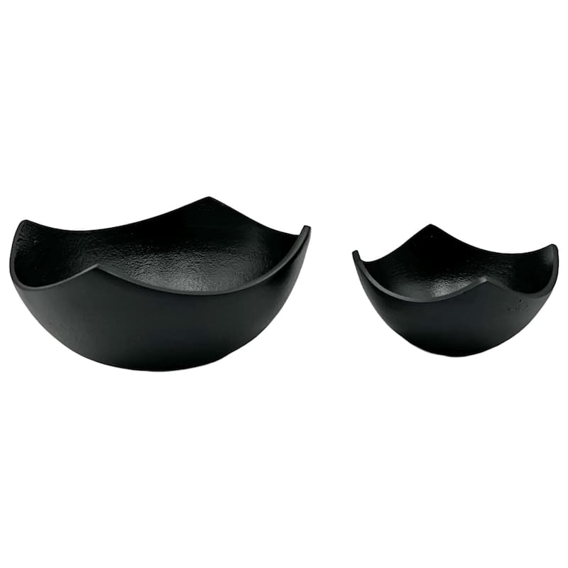 Set of 2 Decorative Handmade Aluminum Modern Bowl - Set of 2
