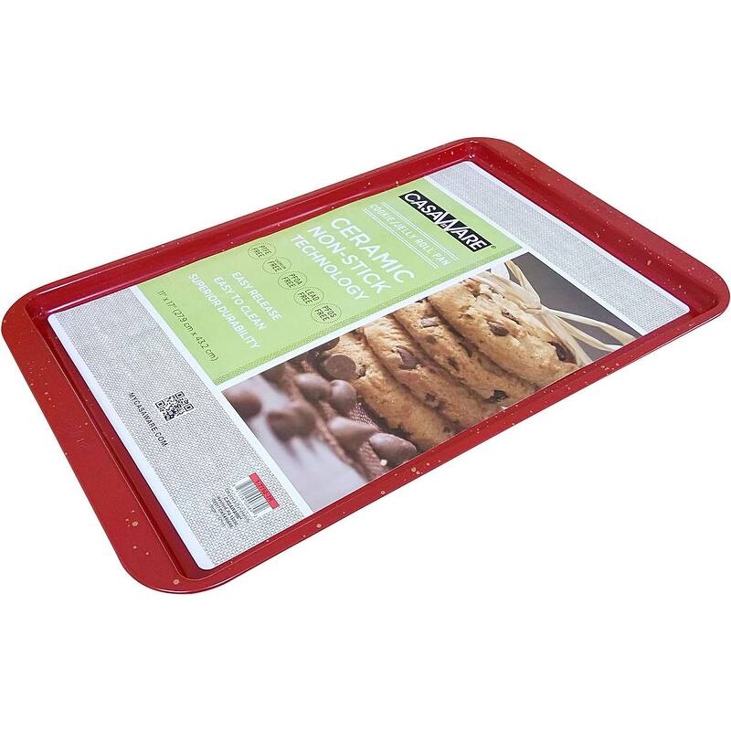 casaWare 3pc Multi-Size Cookie Sheet/Jelly Roll Pan Set