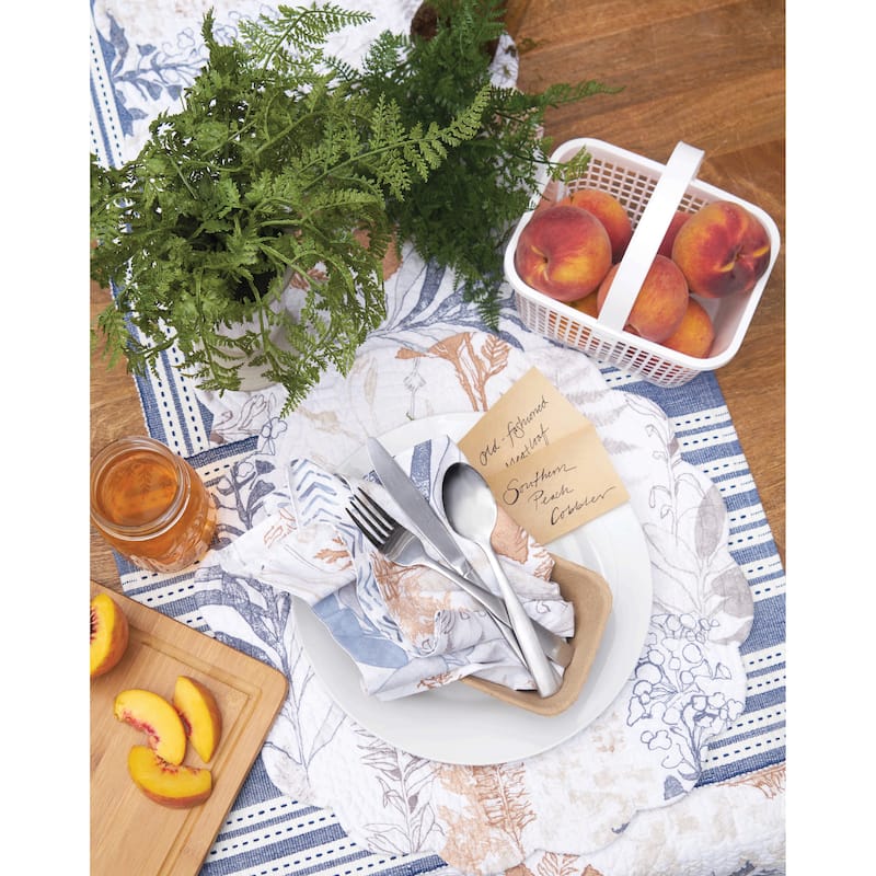Warner Navy Napkin S/6