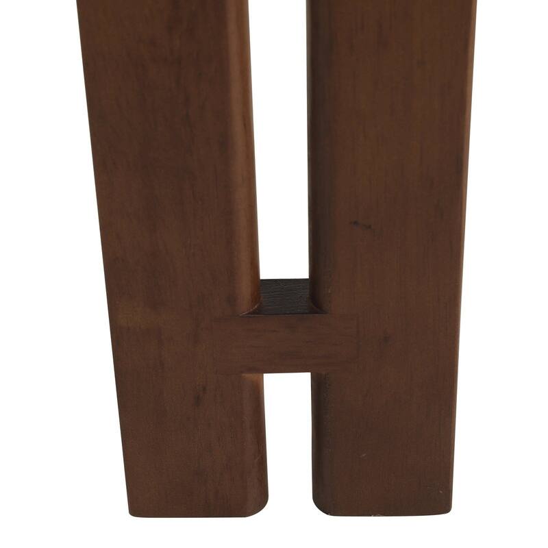 Velo Solid Wood Dining Chair Open Back Modern Accent Side Armchair