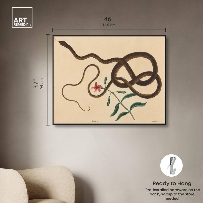 The Coach Whip Snake 1743 Canvas by Art Remedy