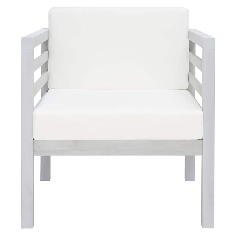 SAFAVIEH Maliyah Outdoor Arm Chair with Cushion - 26W x 26D x 26H