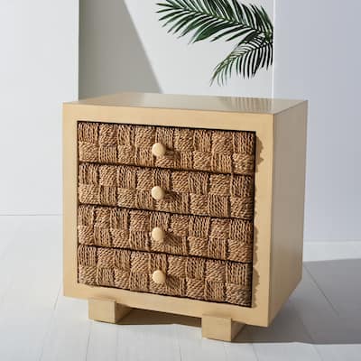 SAFAVIEH Couture Thuraya Woven Wood Nightstand