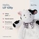 preview thumbnail 2 of 4, Bearington Lil' Gilly 13" Cow Security Blanket for Babies
