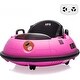preview thumbnail 8 of 19, 12V Kids Ride On Bumper Car, Electric Bumper Car Ride On Toy Pink