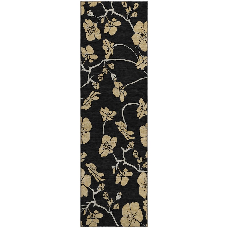 Premium Washable Super Soft Modern Floral Mayfield Rug