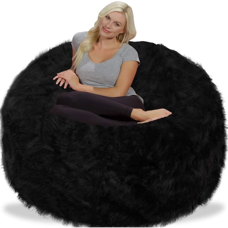 Bean Bag Chair 5-foot Memory Foam Removable Cover Bean Bags