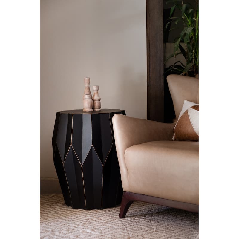 Chantel Drum End Table