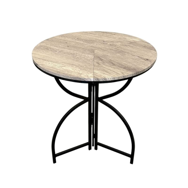 Tri-Fold Steel Frame Round Bistro Table
