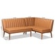 preview thumbnail 18 of 16, Daymond Mid-Century Modern 2-Piece Dining Nook Banquette Set