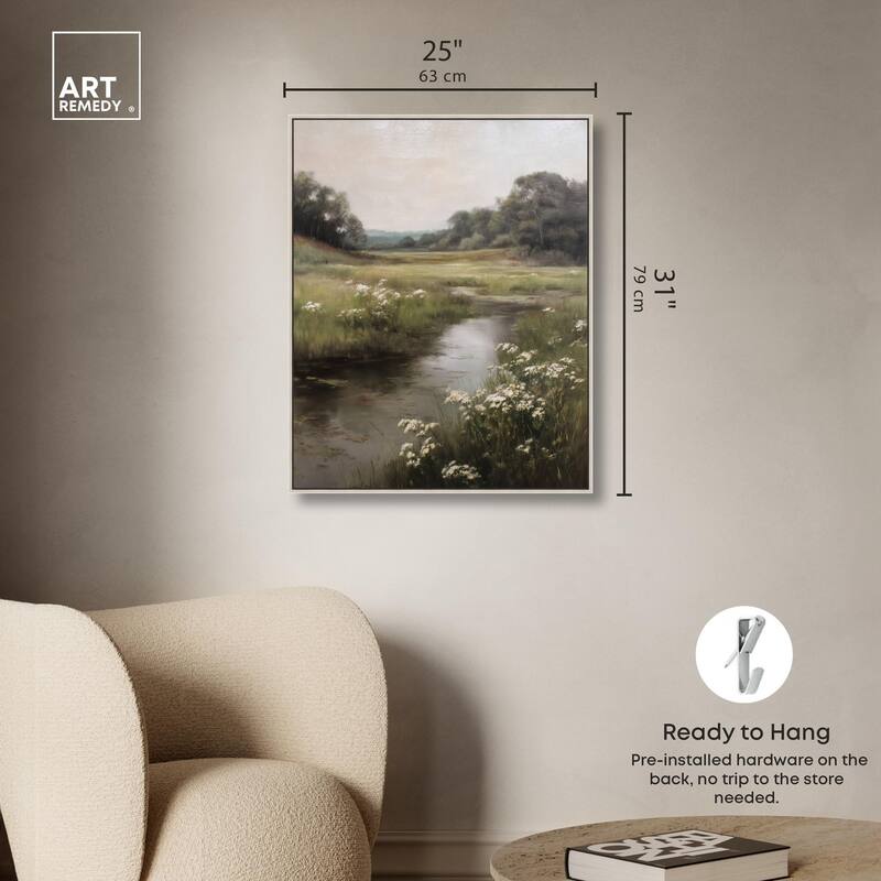 Quiet Waters Canvas by Art Remedy