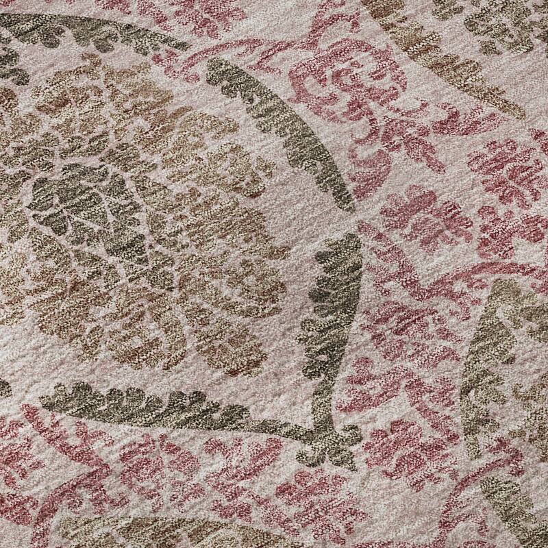 Premium Washable Super Soft Modern Damask Mayfield Rug