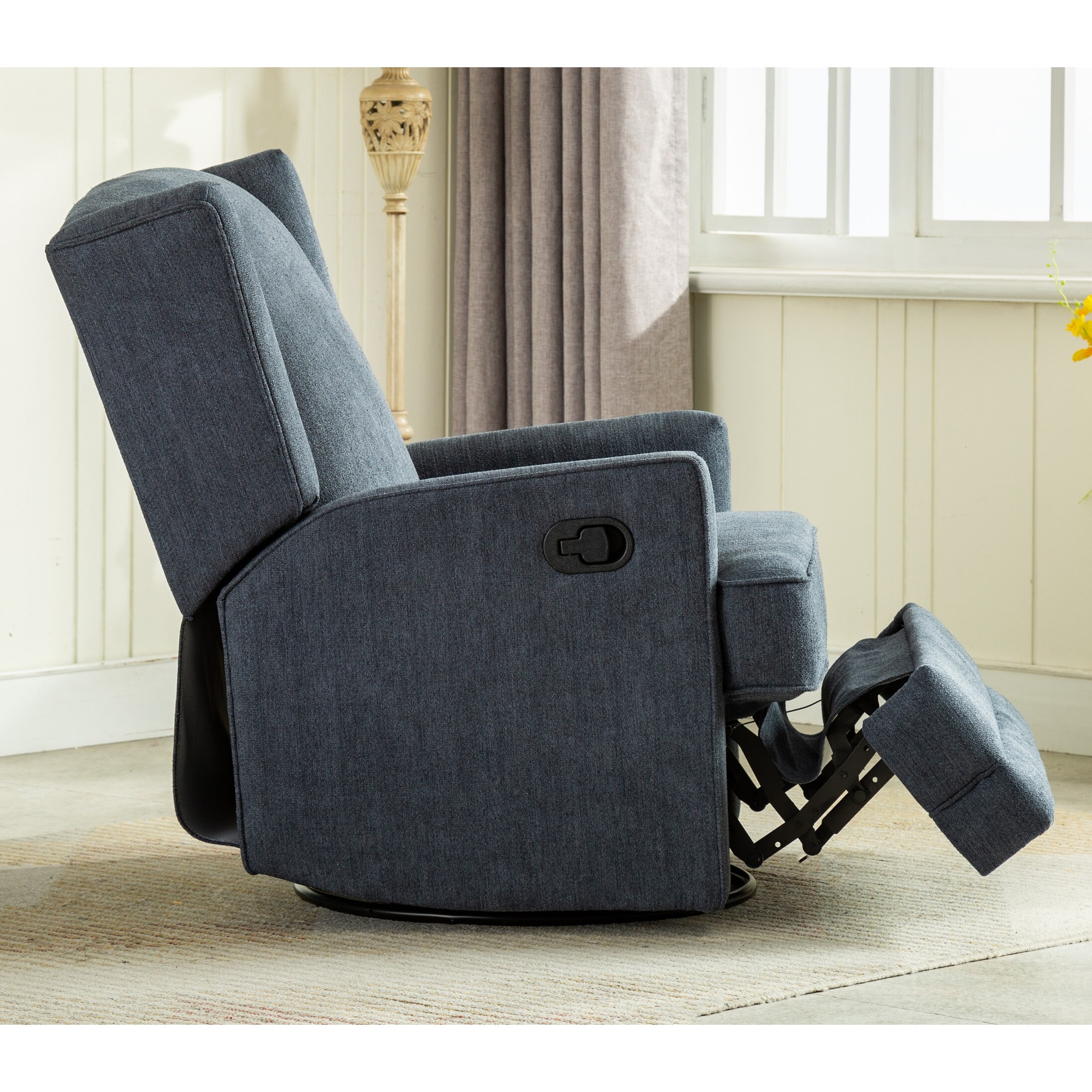 Shelby wingback swivel glider recliner by shop greyson living