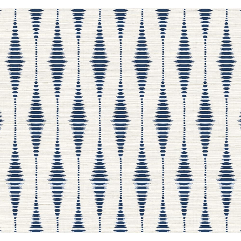 NextWall Striped Ikat Peel and Stick Wallpaper